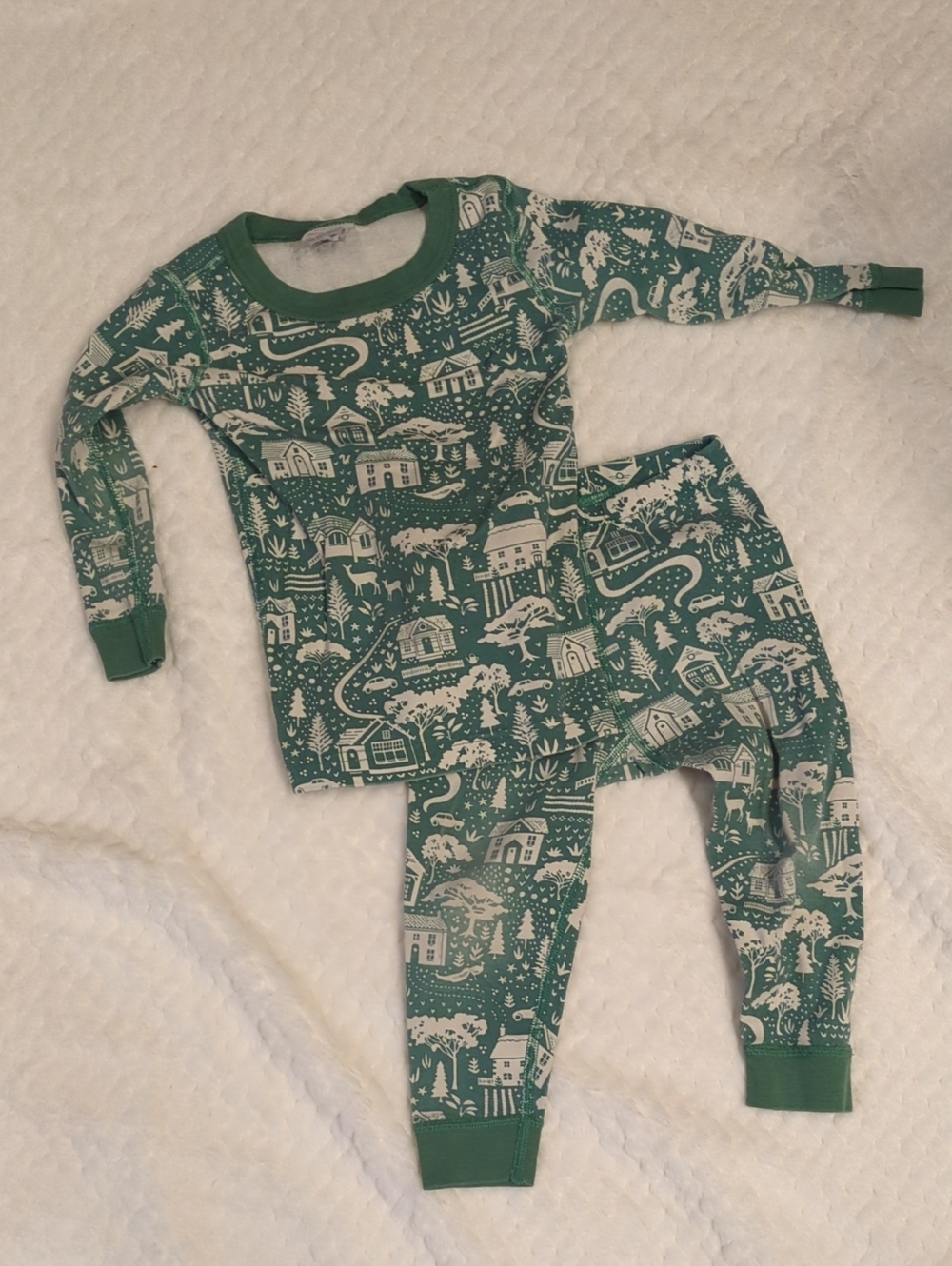 Hanna Anderssen Green Pajama Set